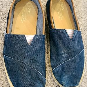 Toms Dark Denim Espradilles